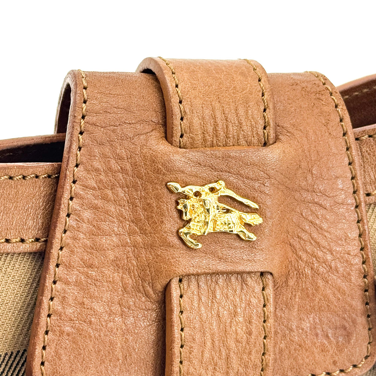 Burberry Vintage Nova Check Multi-Pocket Crossbody Bag Brown