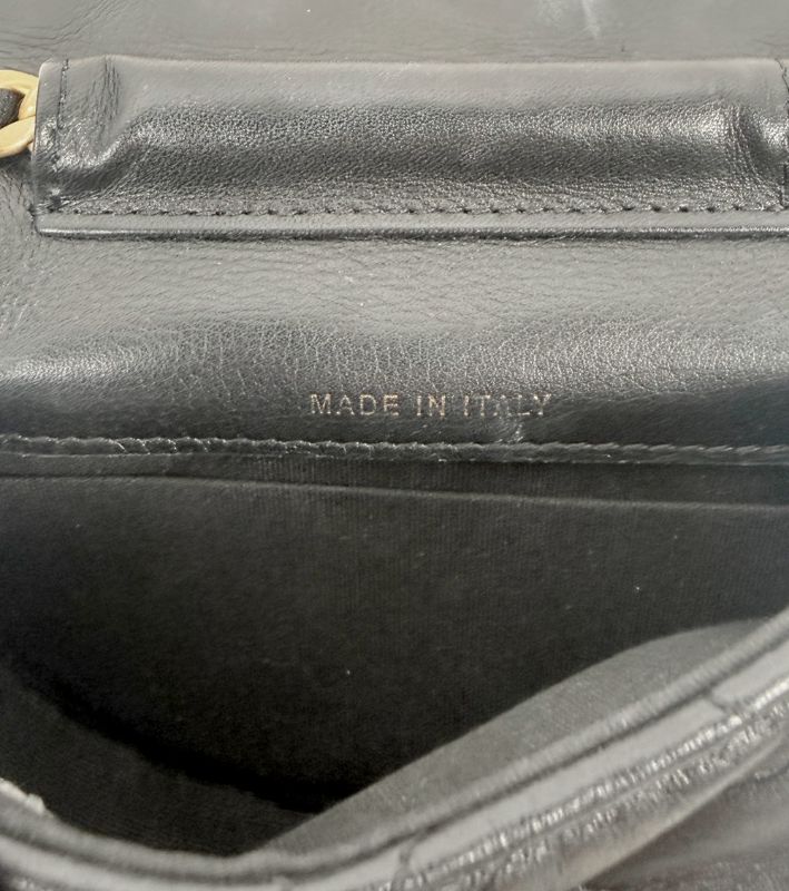 Chanel Black Gilded Mini Crossbody Bag