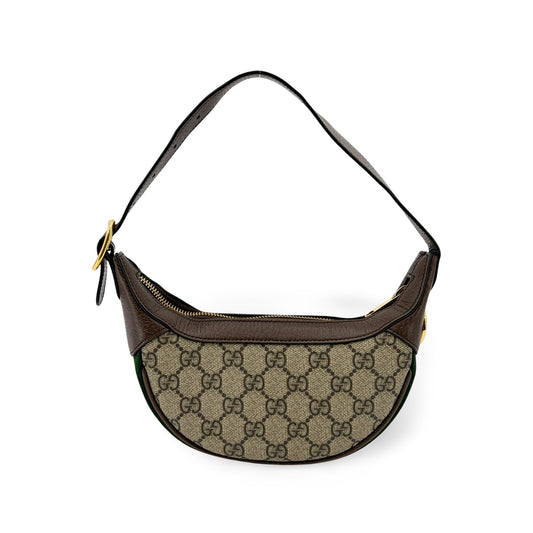 Gucci Ophidia Small GG Shoulder Bag Brown