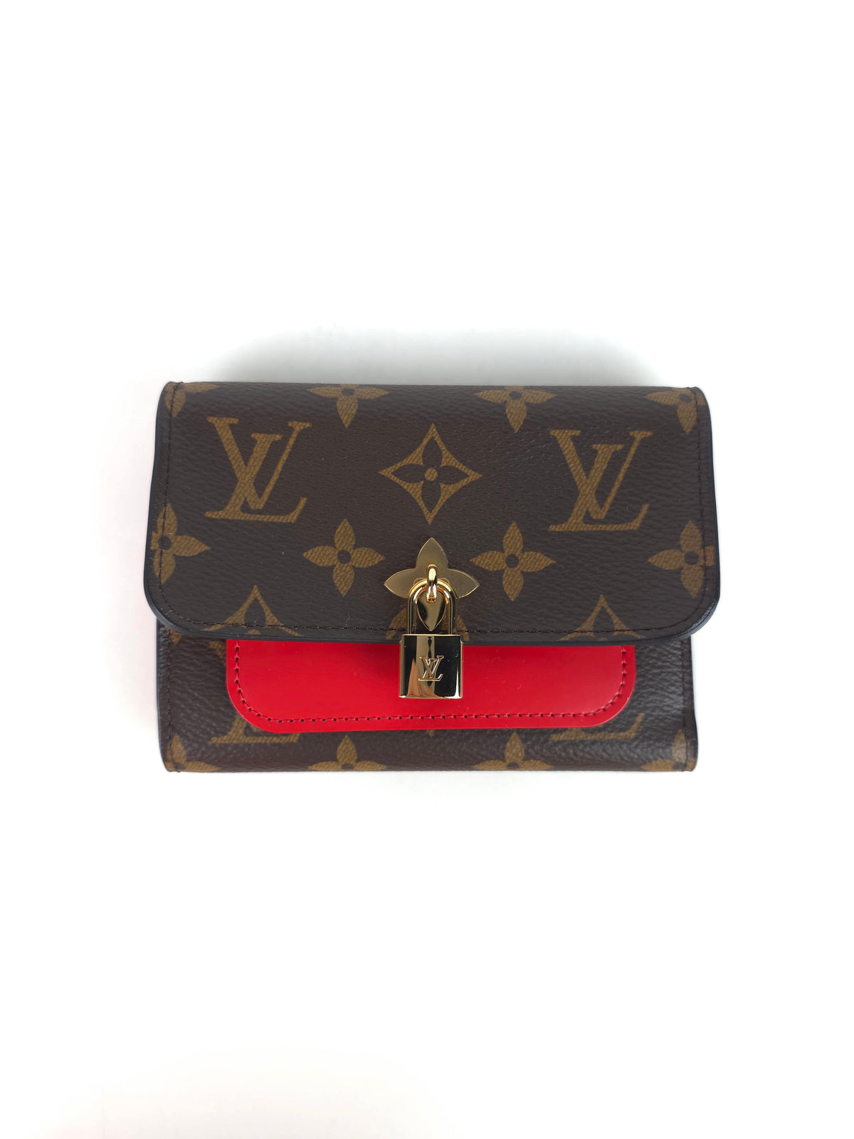 Monogram Flower Compact 3-fold Wallet
