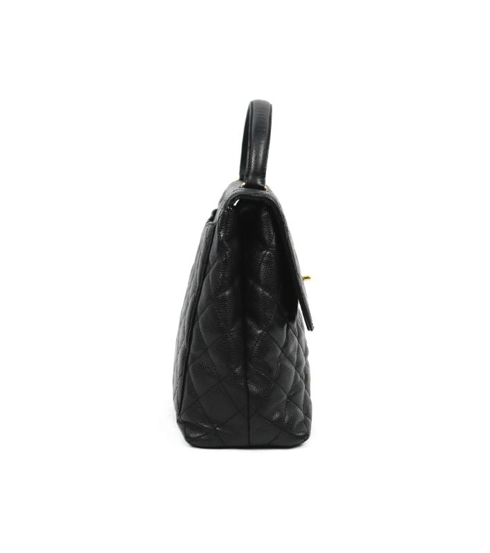 Chanel Black Caviar Coco Handle