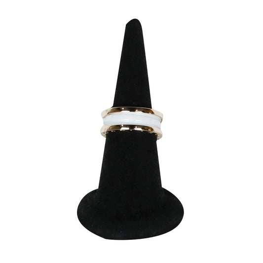 54 Ceramic B.Zero1 2-Band Ring