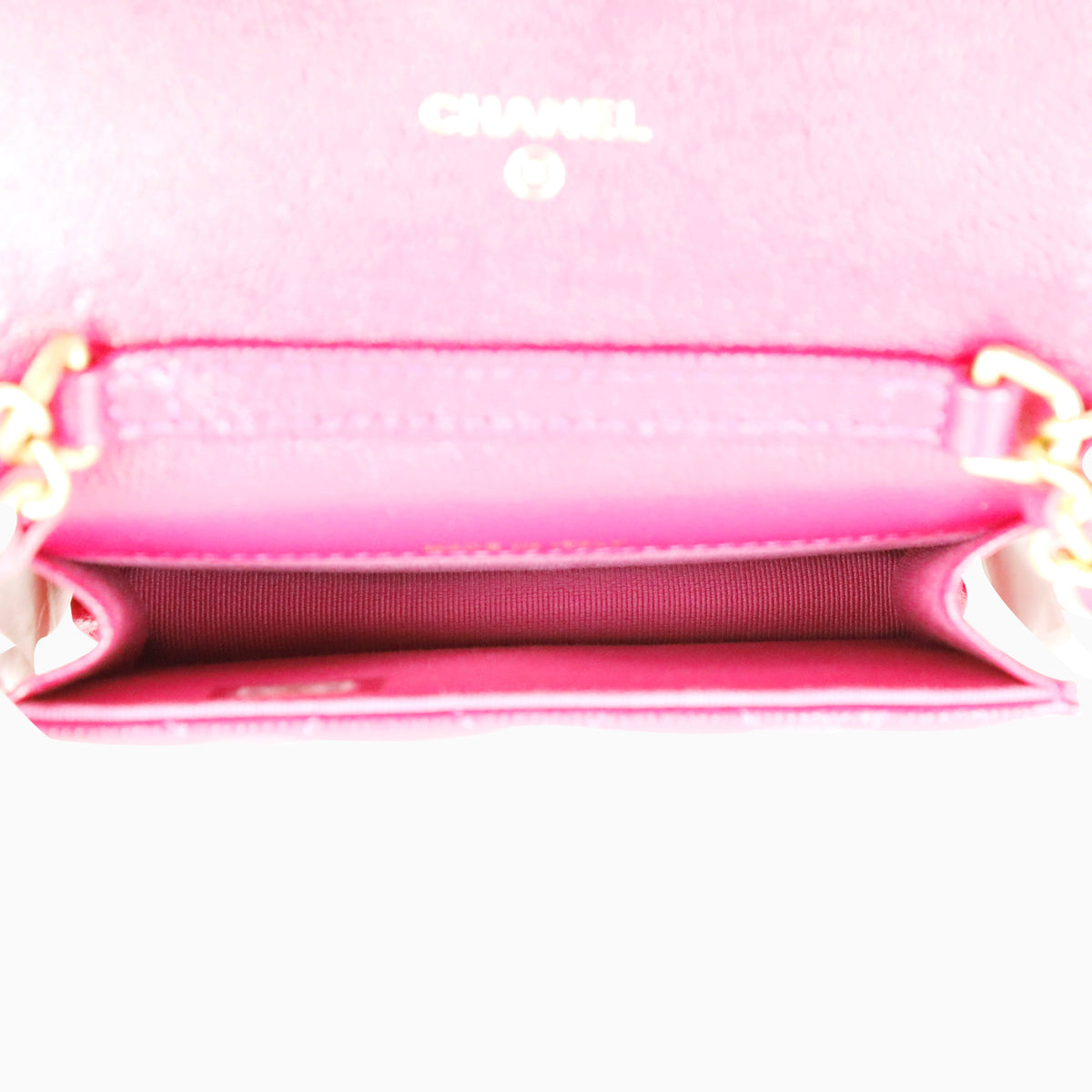 CC Caviar Flap Chain Wallet Crossbody Bag