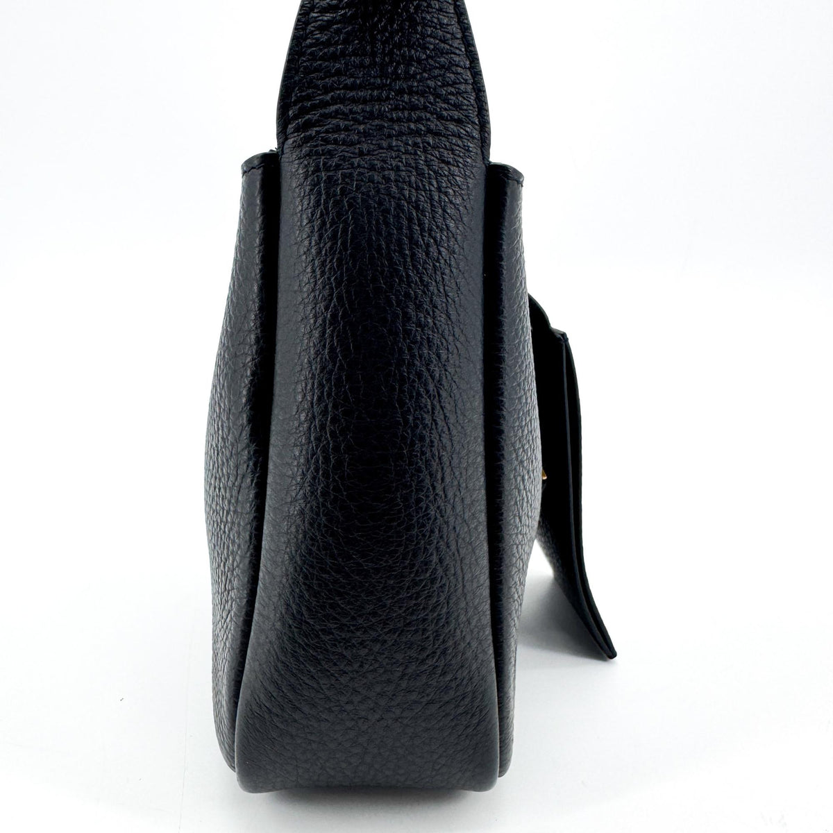 Saint Laurent Le 5 A 7 Mini Hobo Bag Black Gold Hardware