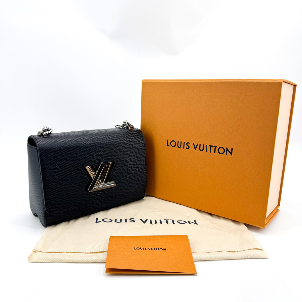 Louis Vuitton Twist PM Epi Silver Hardware Black