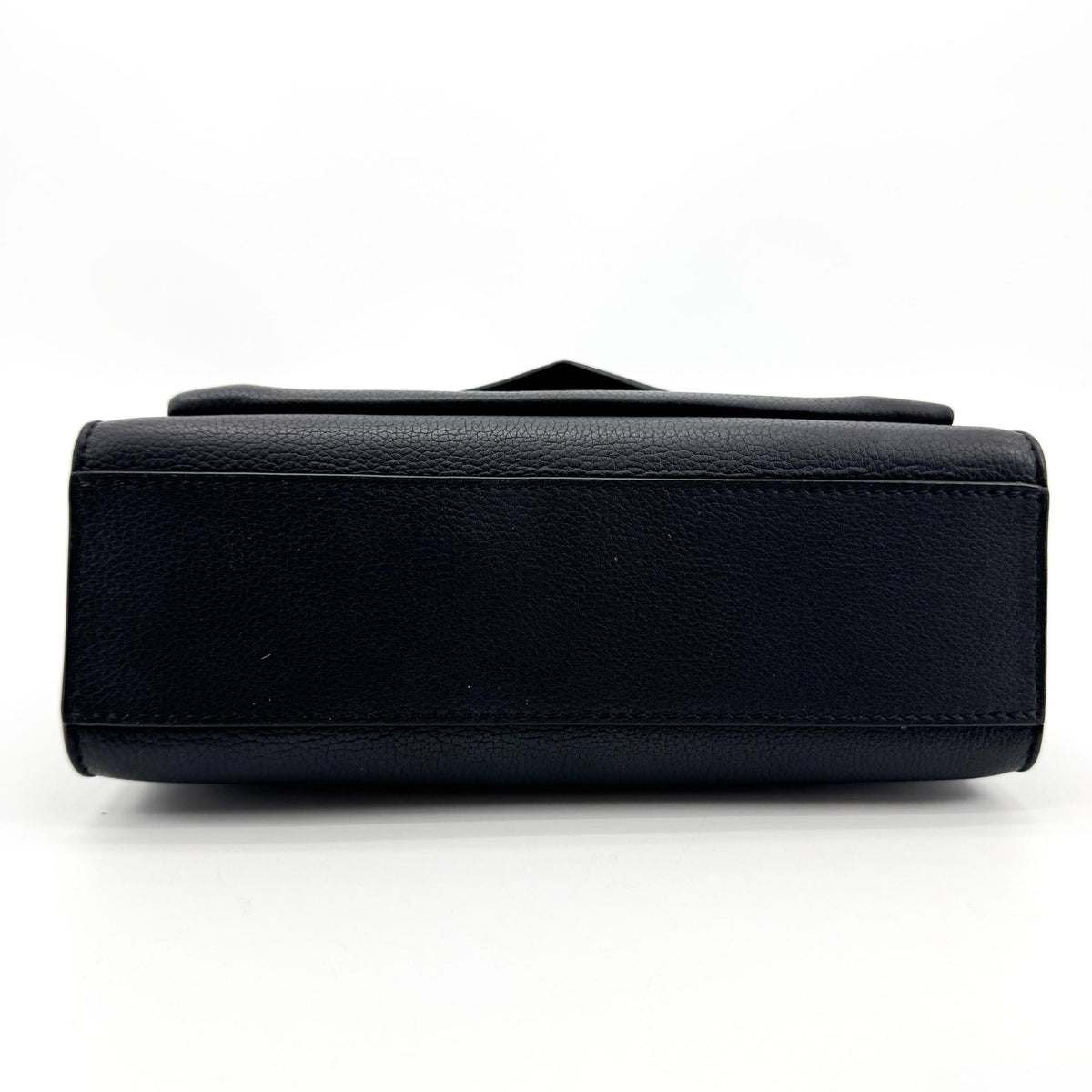Louis Vuitton My Lock Me BB Chain Shoulder Bag Black Silver Hardware