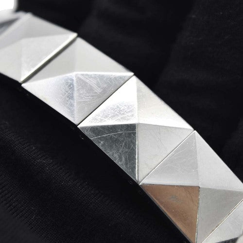 Fendi Metal Pyramid Silver Watch 4250L
