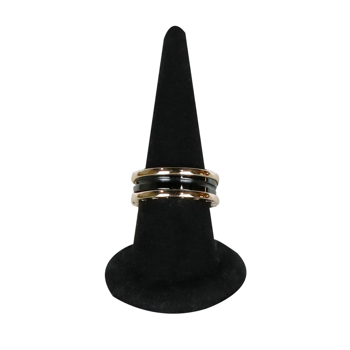 61 Ceramic B.Zero1 2-Band Ring