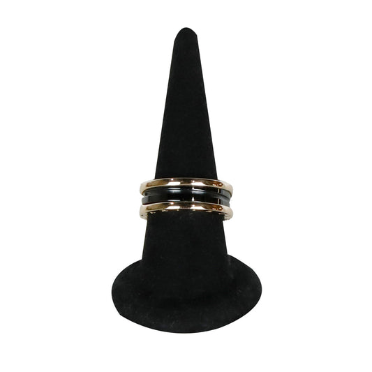 61 Ceramic B.Zero1 2-Band Ring