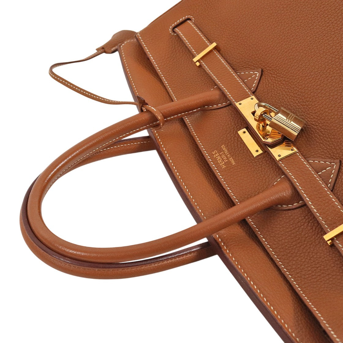 Hermès Size 35 Birkin Square with "I" Engraving