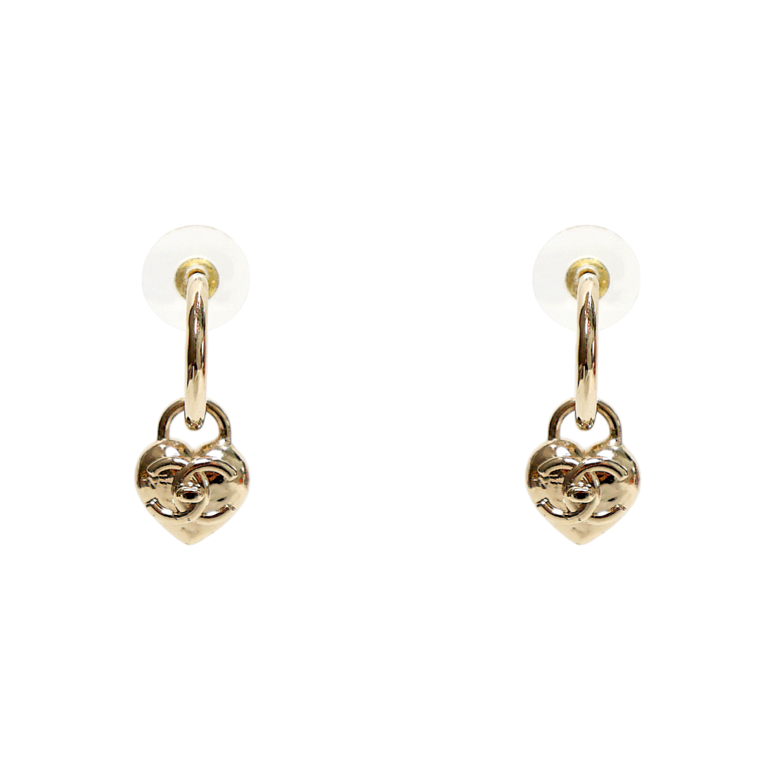 Chanel Heart Earrings