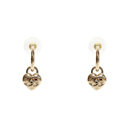 Chanel Heart Earrings