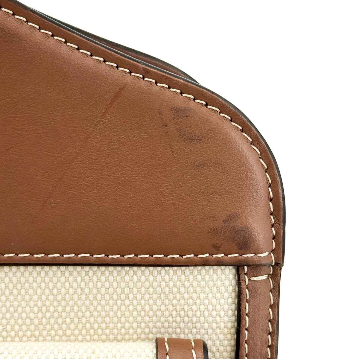 Burberry Mini Leather Pocket Bag Malt Brown