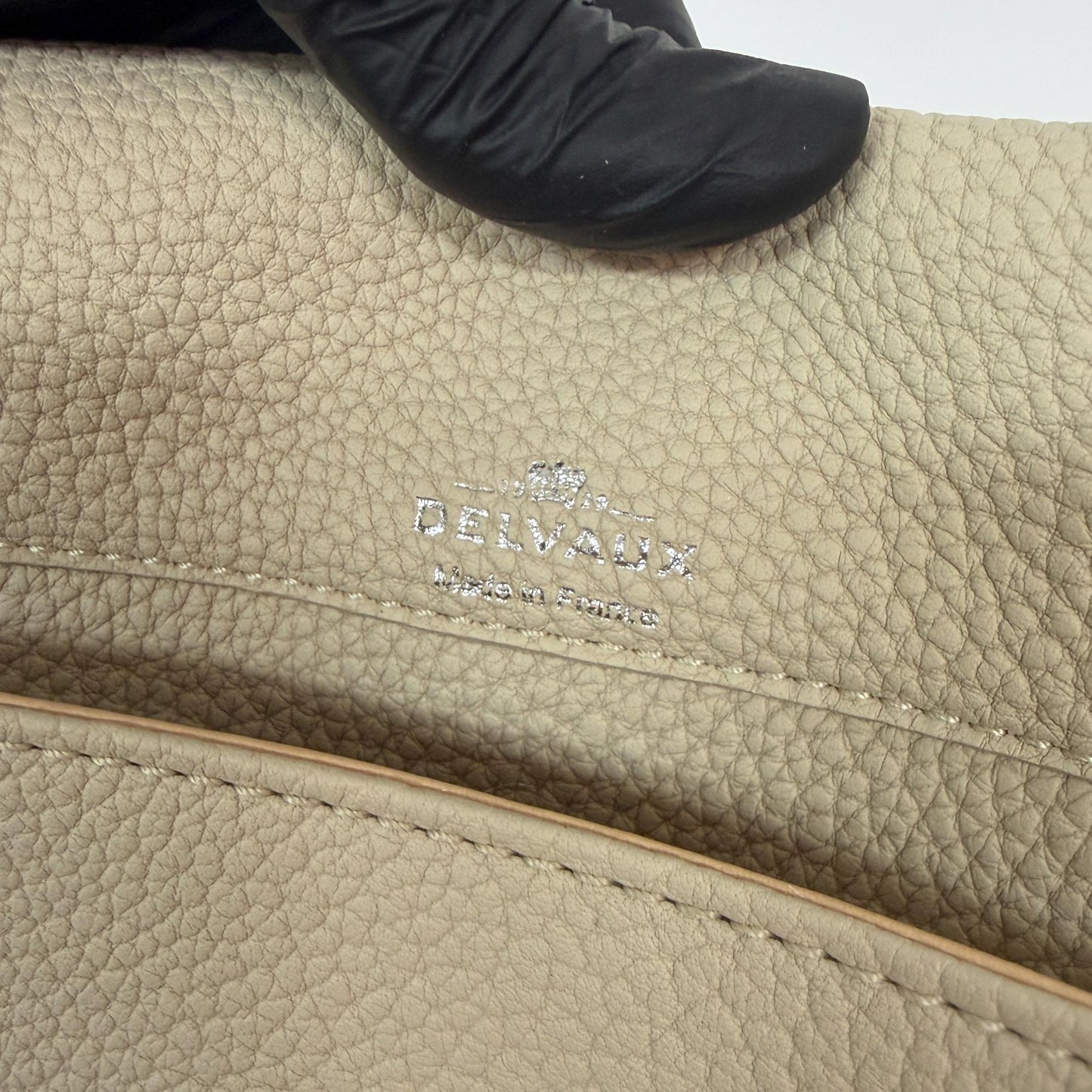 Delvaux Tempet Large Leather Tote Bag