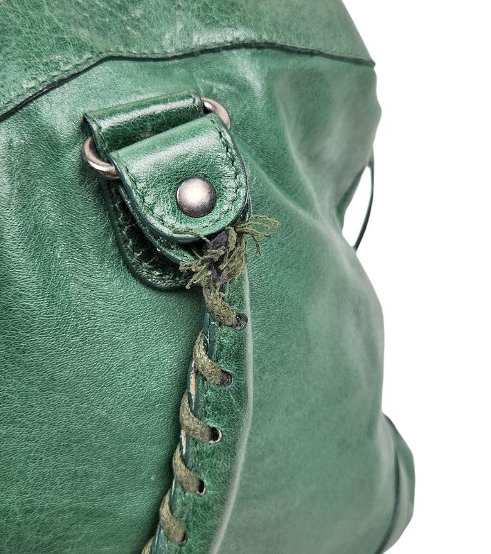 Balenciaga Green Motorbag