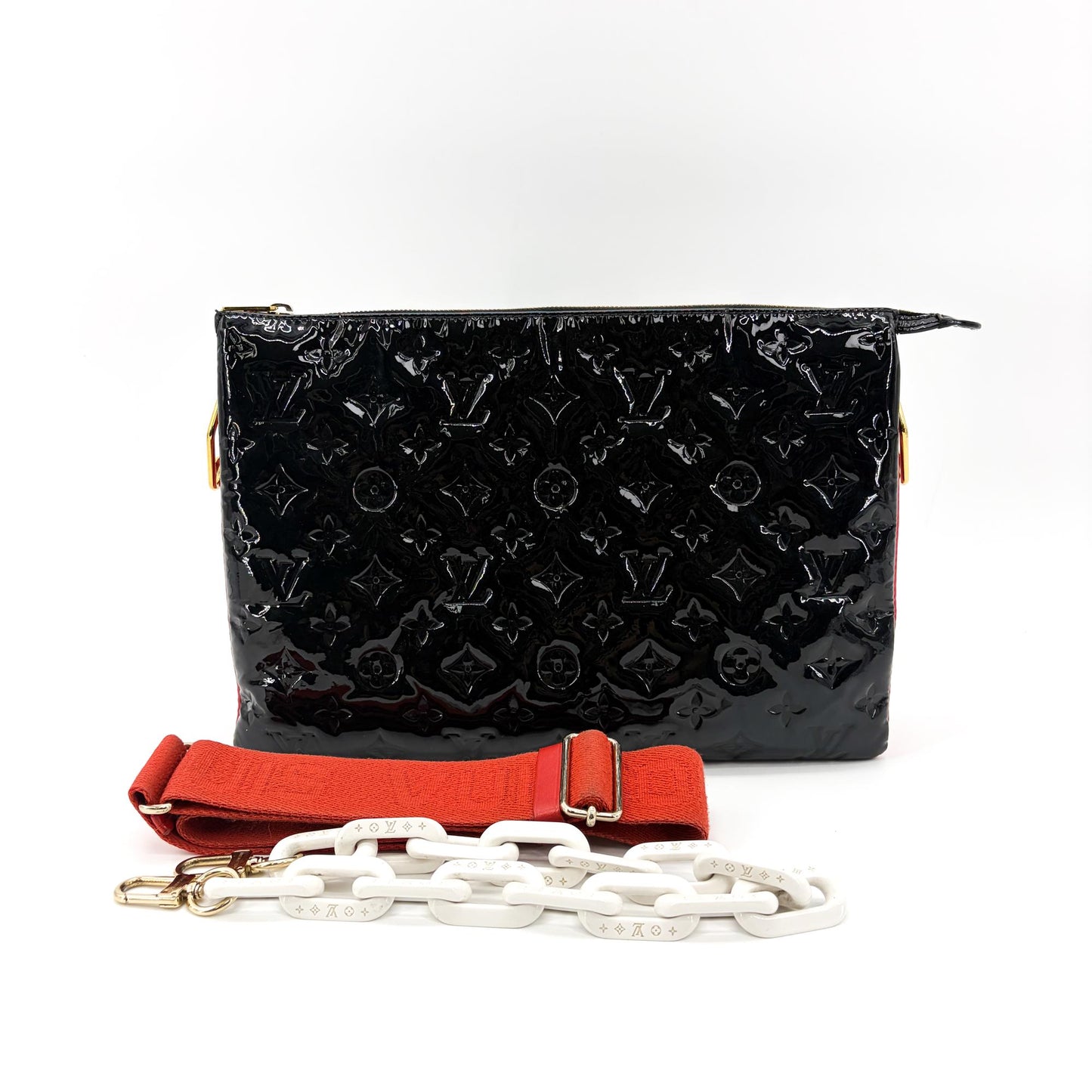 Louis Vuitton Monogram Vernis Pochette Cosmetic PM Noir