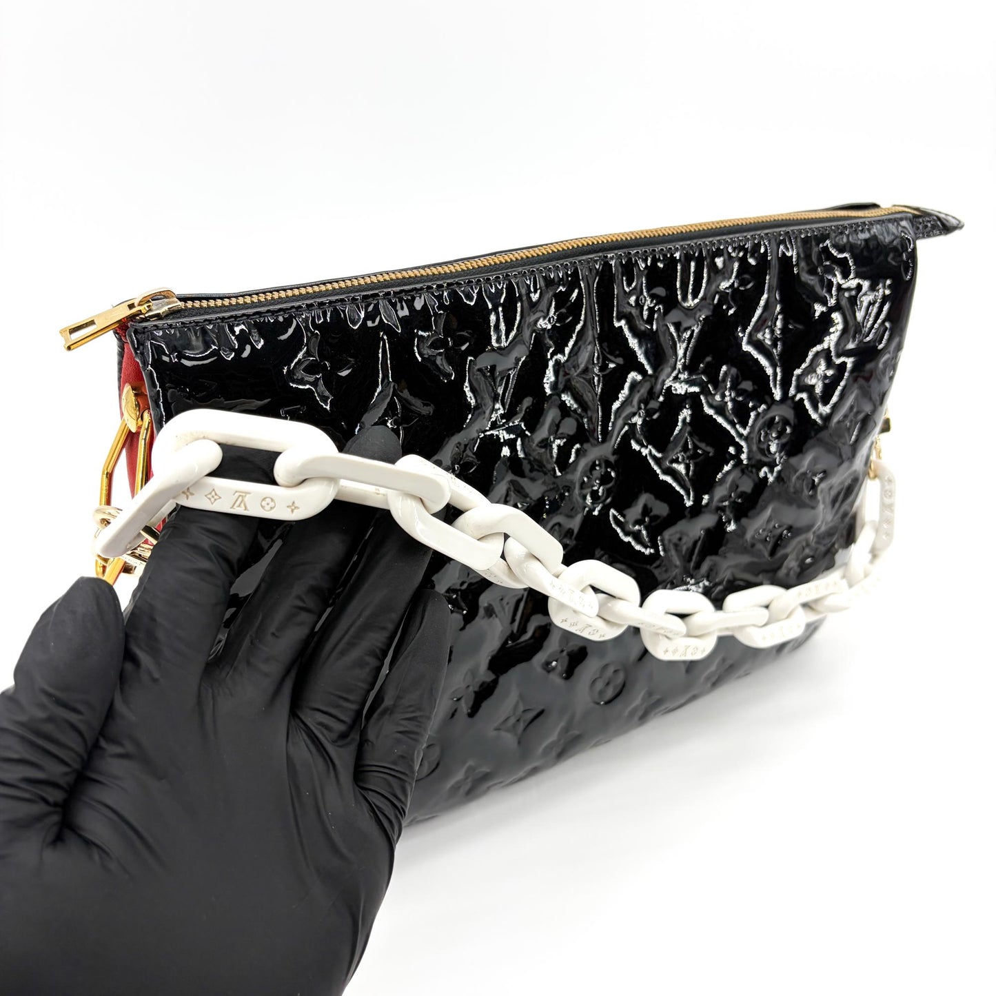 Louis Vuitton Monogram Vernis Pochette Cosmetic PM Noir