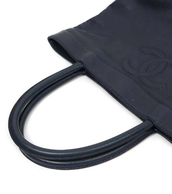Chanel Navy Caviar Tote