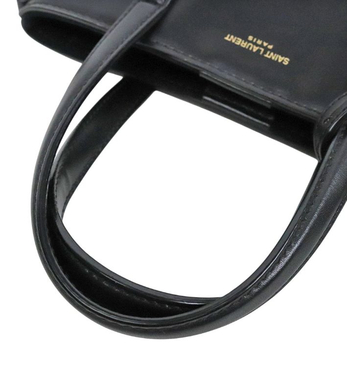 Saint Laurent Black Toy Shopper Crossbody Bag