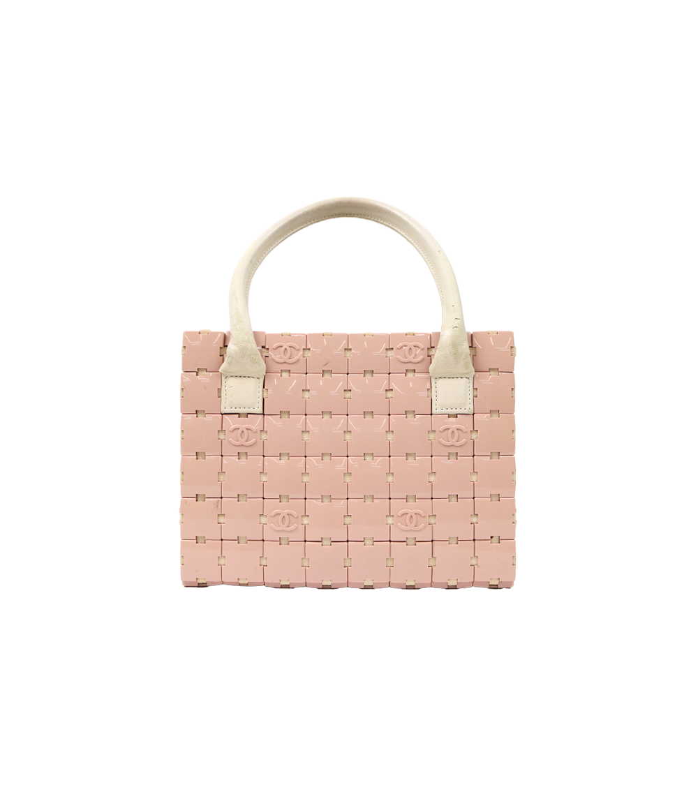 Chanel Pink Puzzle Tote