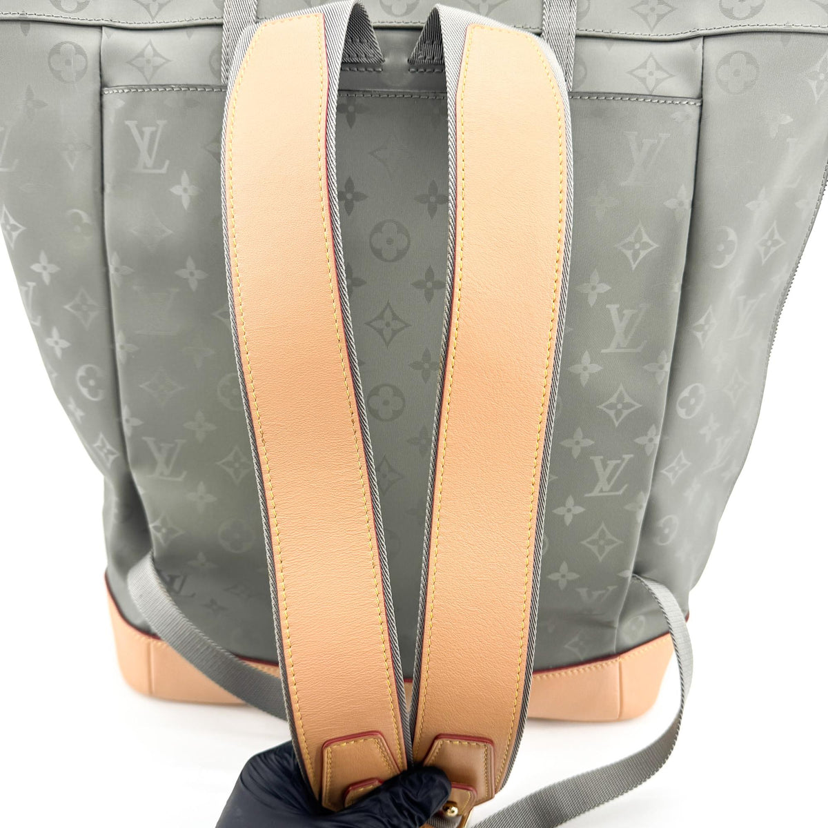 Louis Vuitton Monogram Titanium Zipper Tote and Backpack