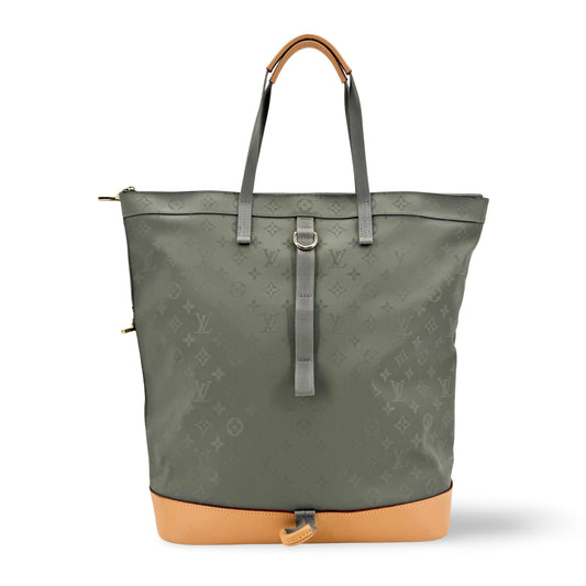 Louis Vuitton Monogram Titanium Zipper Tote and Backpack