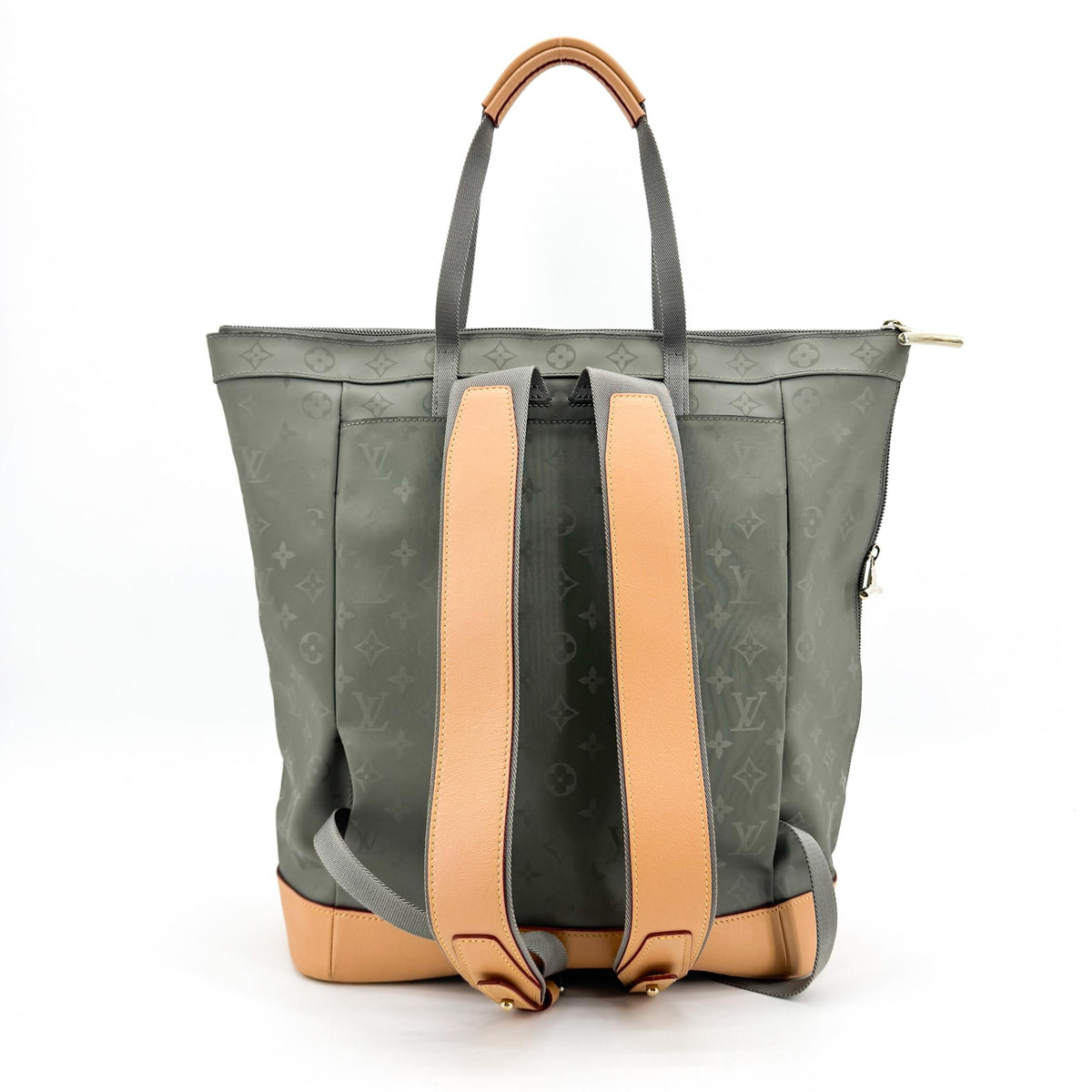 Louis Vuitton Monogram Titanium Zipper Tote and Backpack