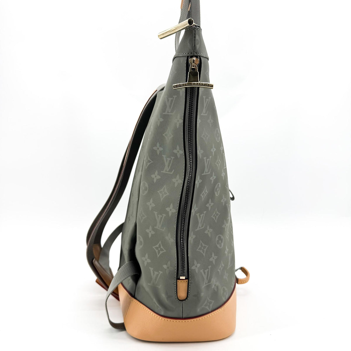 Louis Vuitton Monogram Titanium Zipper Tote and Backpack