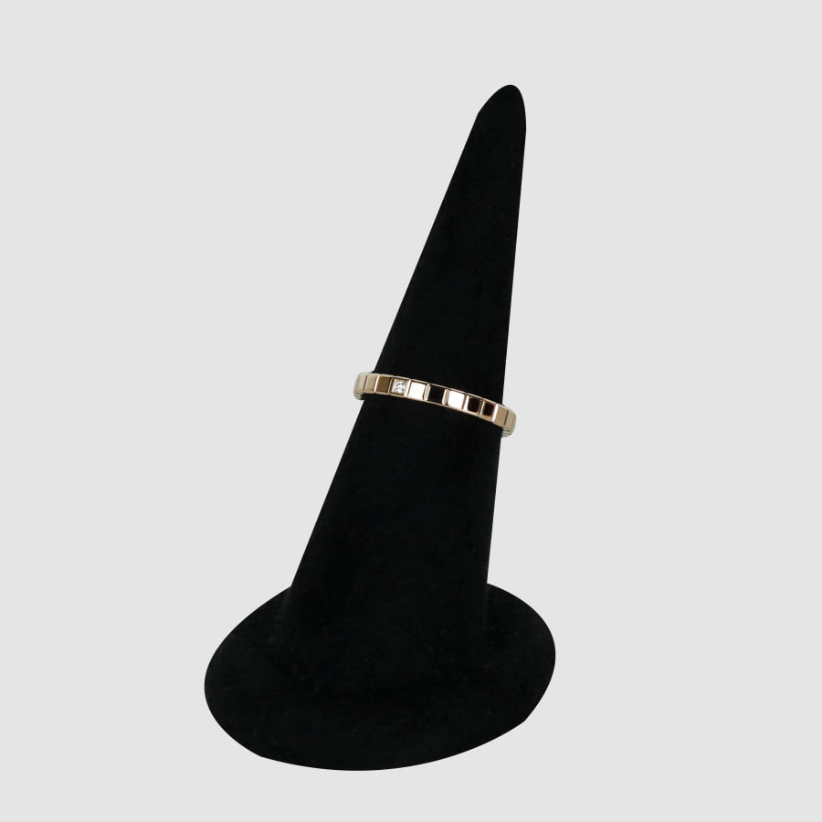 51 Ice Cube 1 Diamond Mini Ring