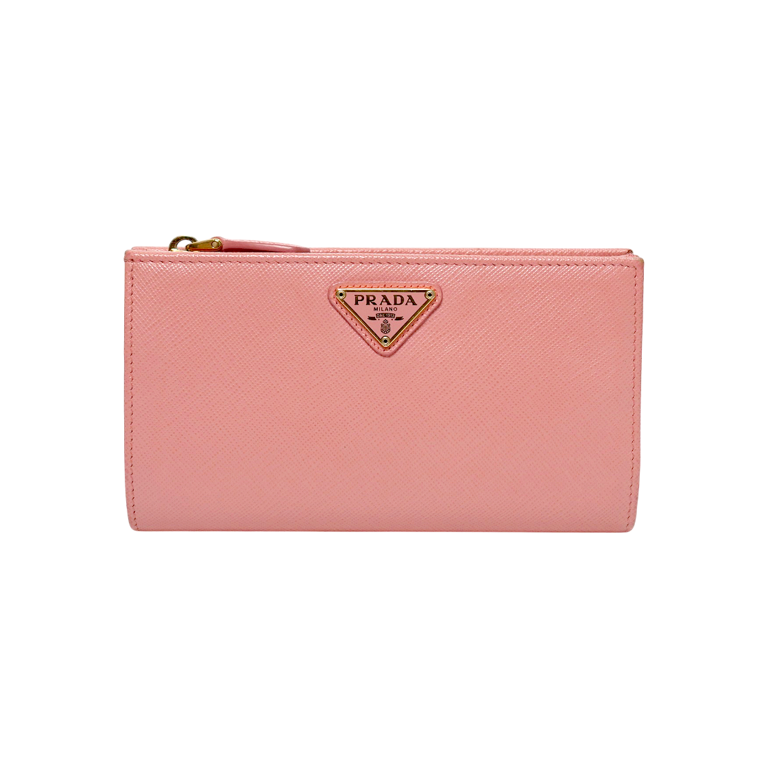 Prada Pink Saffiano Medium Wallet