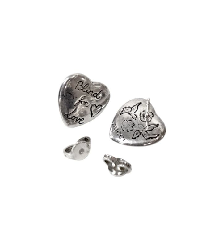 Gucci Blind for Love Silver Earrings