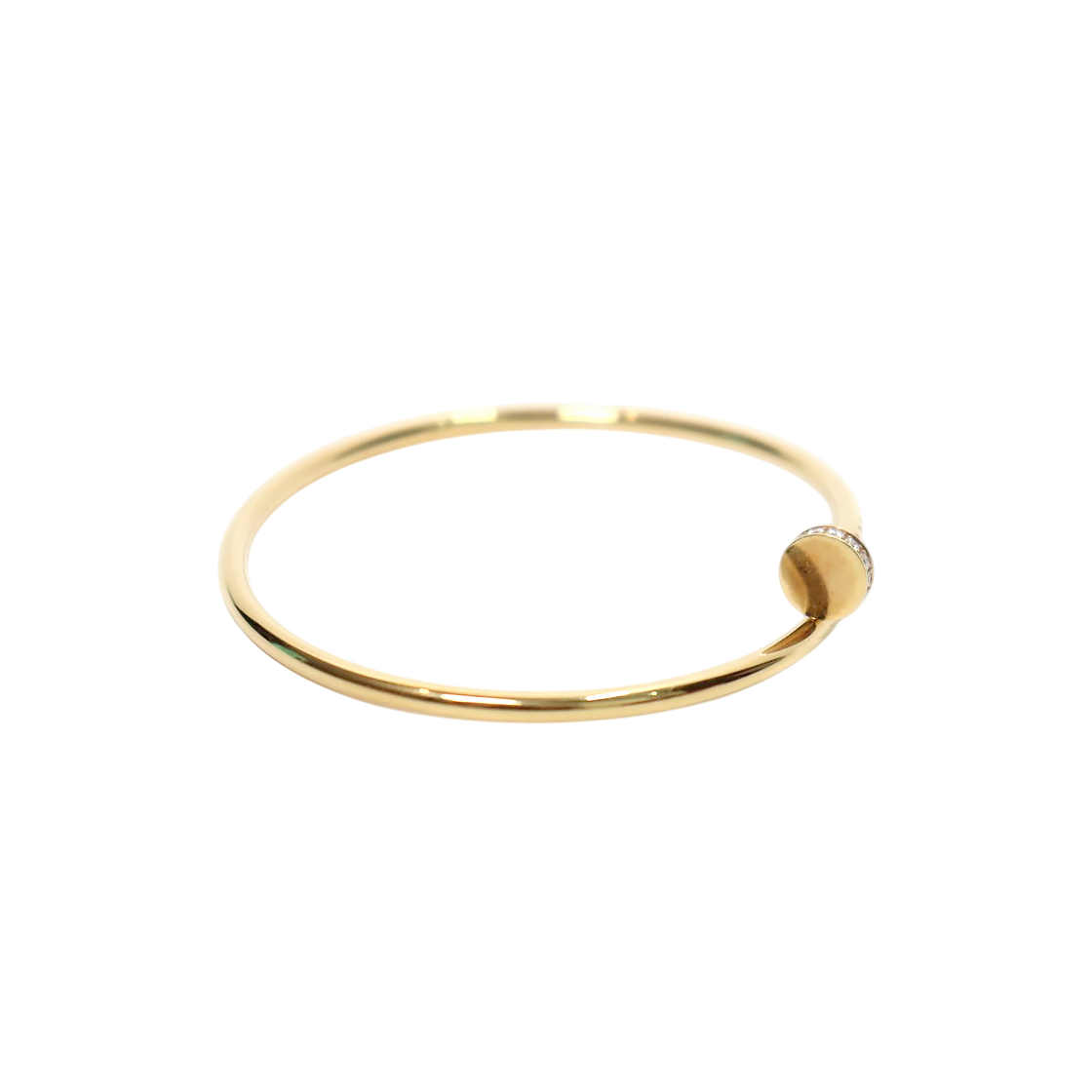 Cartier Small 18K Gold Diamond Just Anclu Bracelet