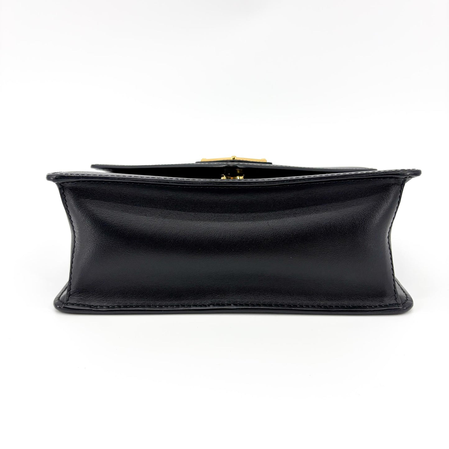Prada Saffiano Chain Shoulder Bag Black