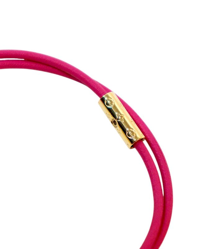 Louis Vuitton Pink LV Padlock Bracelet