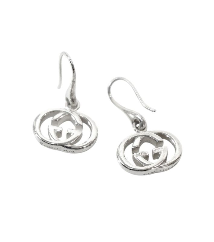 Gucci Interlocking G Silver Earrings