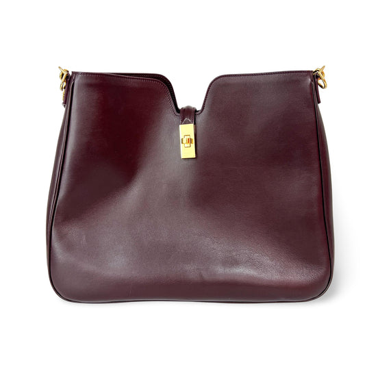 Celine Medium Soft 16 Camille Burgundy