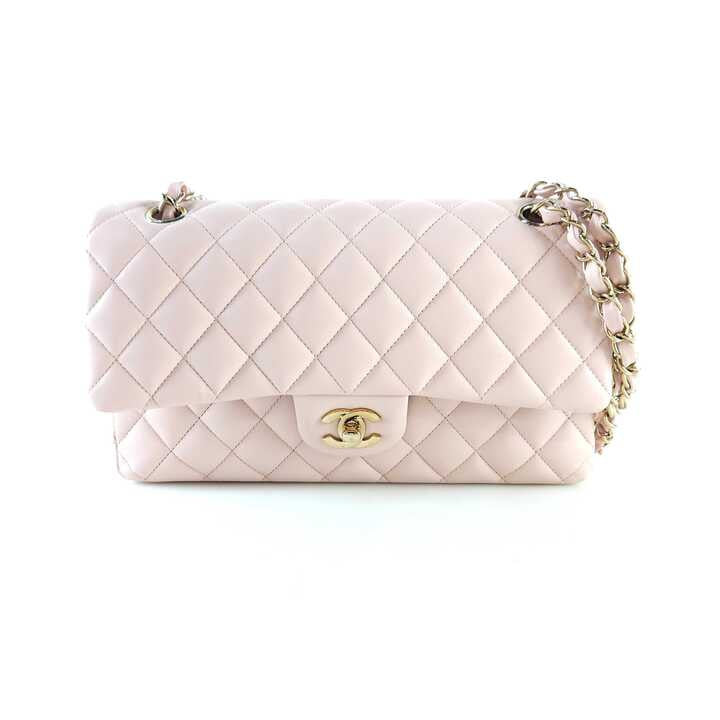 Medium Lambskin Classic Shoulder Bag A01112