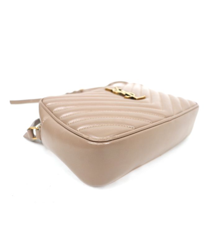 Saint Laurent Beige Roux Camera Crossbody Bag