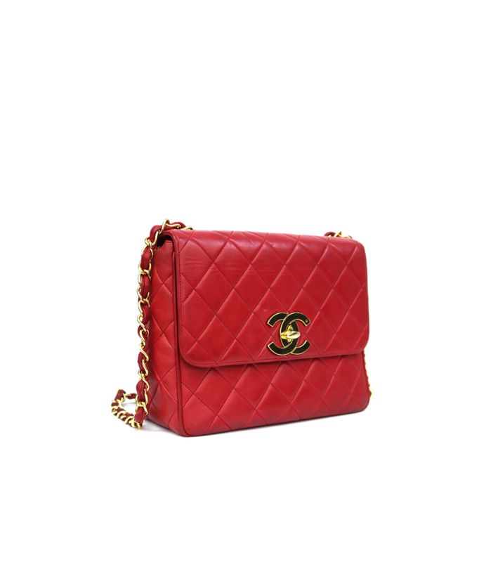 Chanel Red Big CC Crossbody Bag