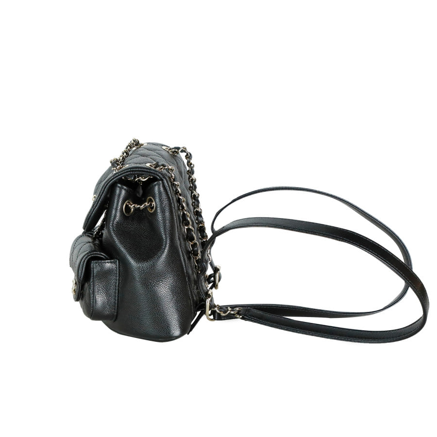 Small Caviar Duma Two-Pocket Backpack AS3787