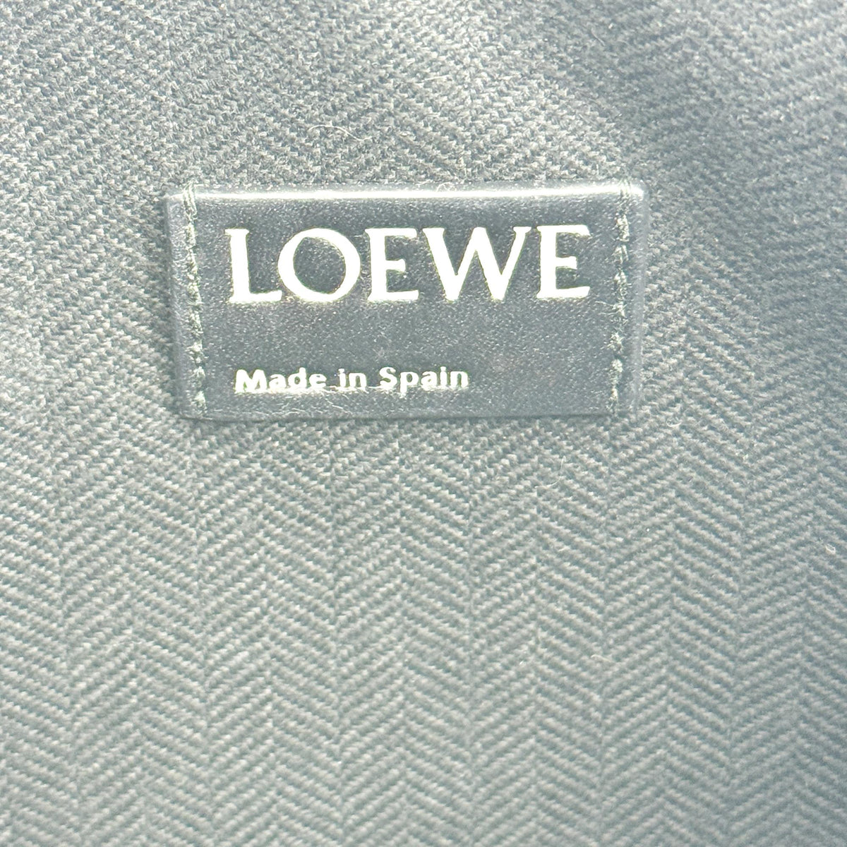 Loewe Tee Clutch Repeat Anagram Black
