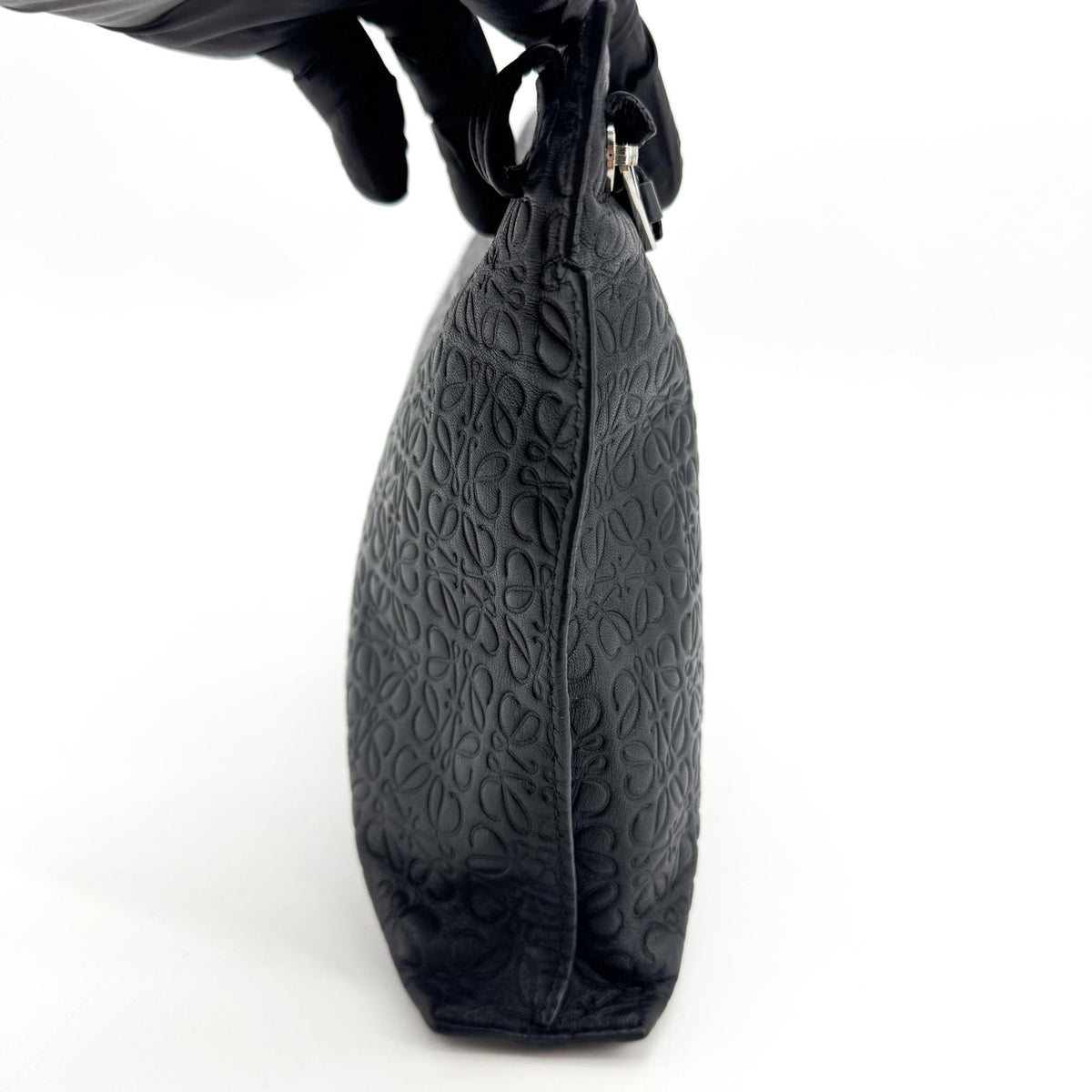 Loewe Tee Clutch Repeat Anagram Black