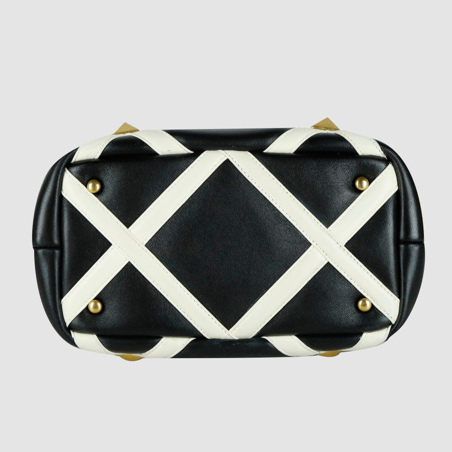 Roman studded bucket bag tote bag shoulder bag