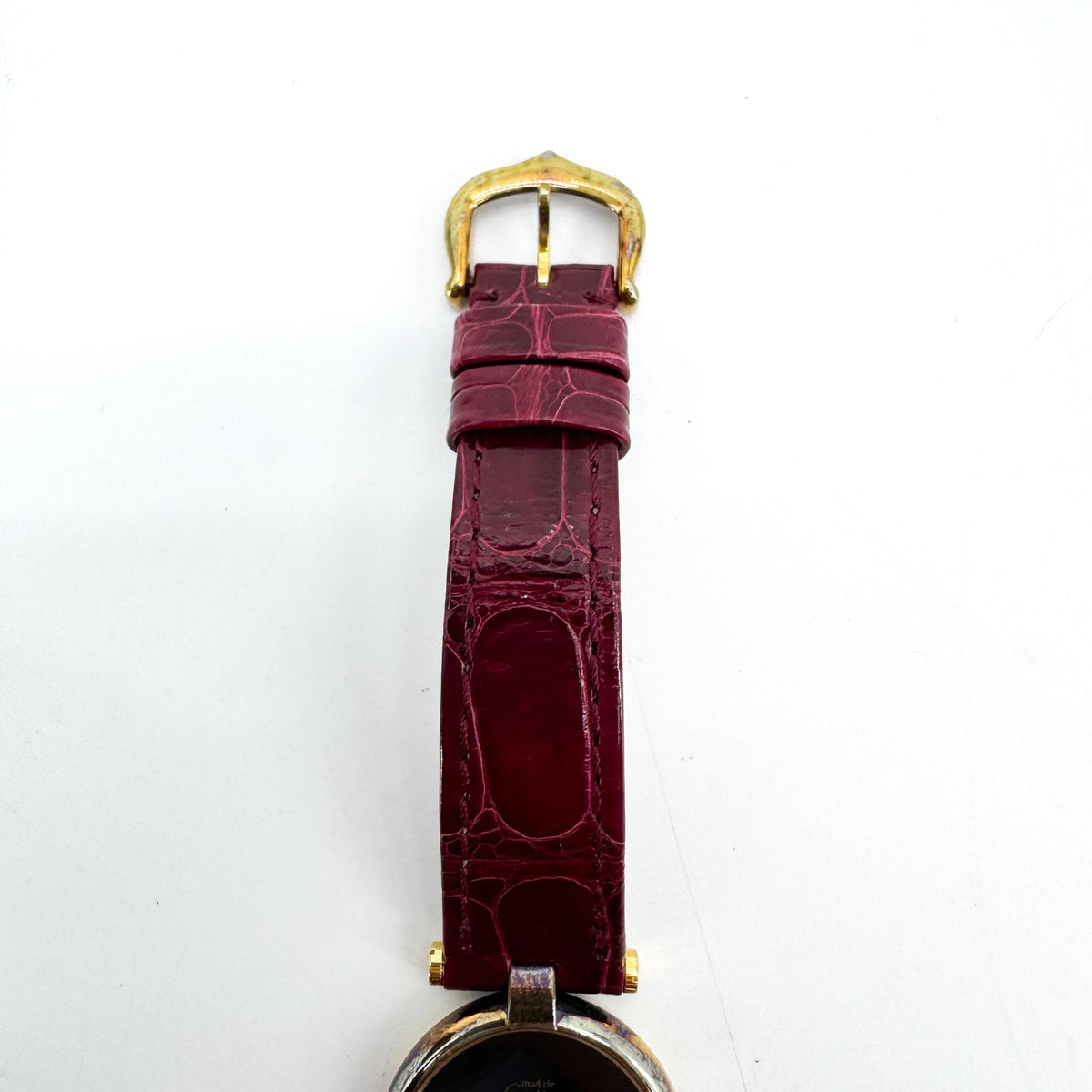 Cartier Must Vendôme Burgundy Black