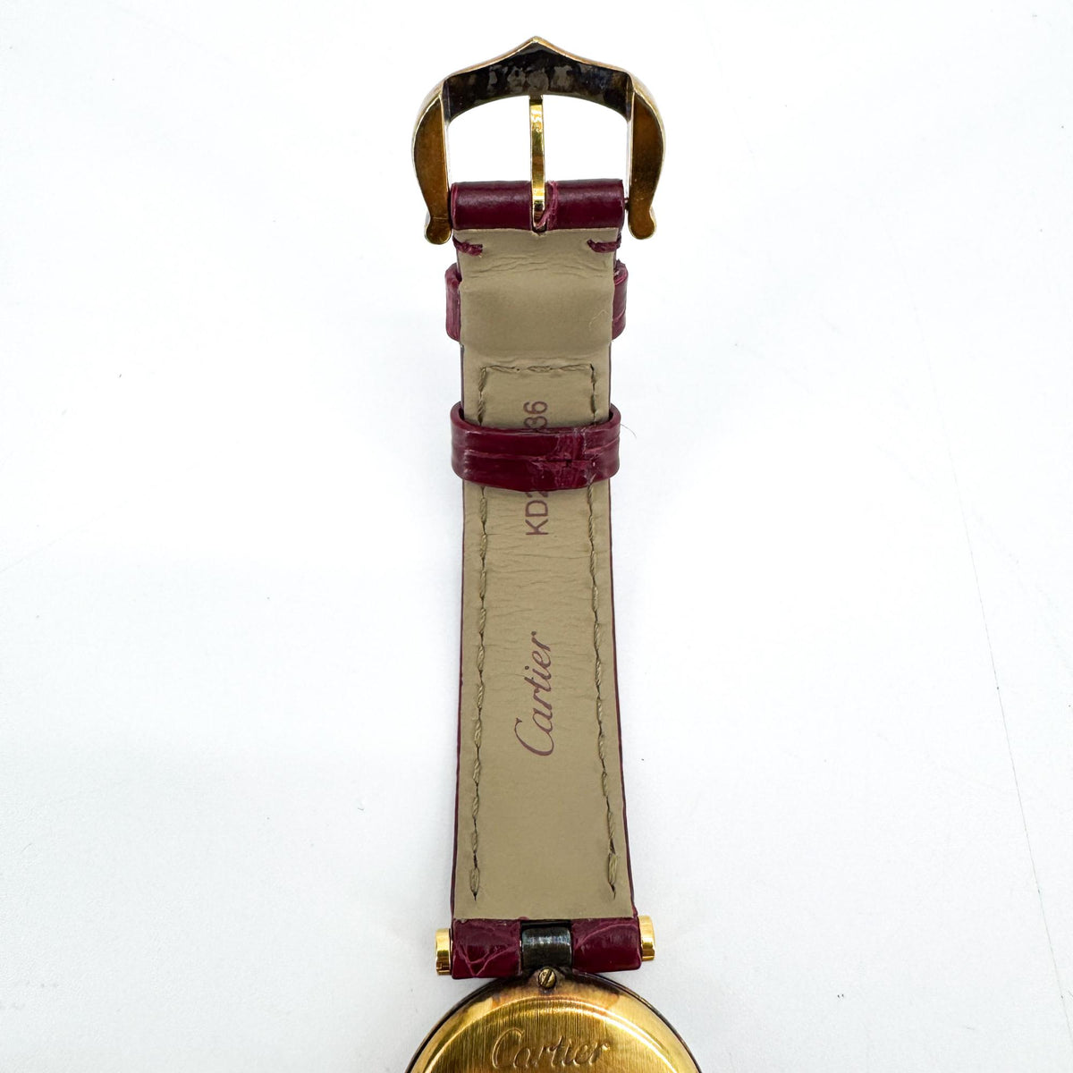 Cartier Must Vendôme Burgundy Black