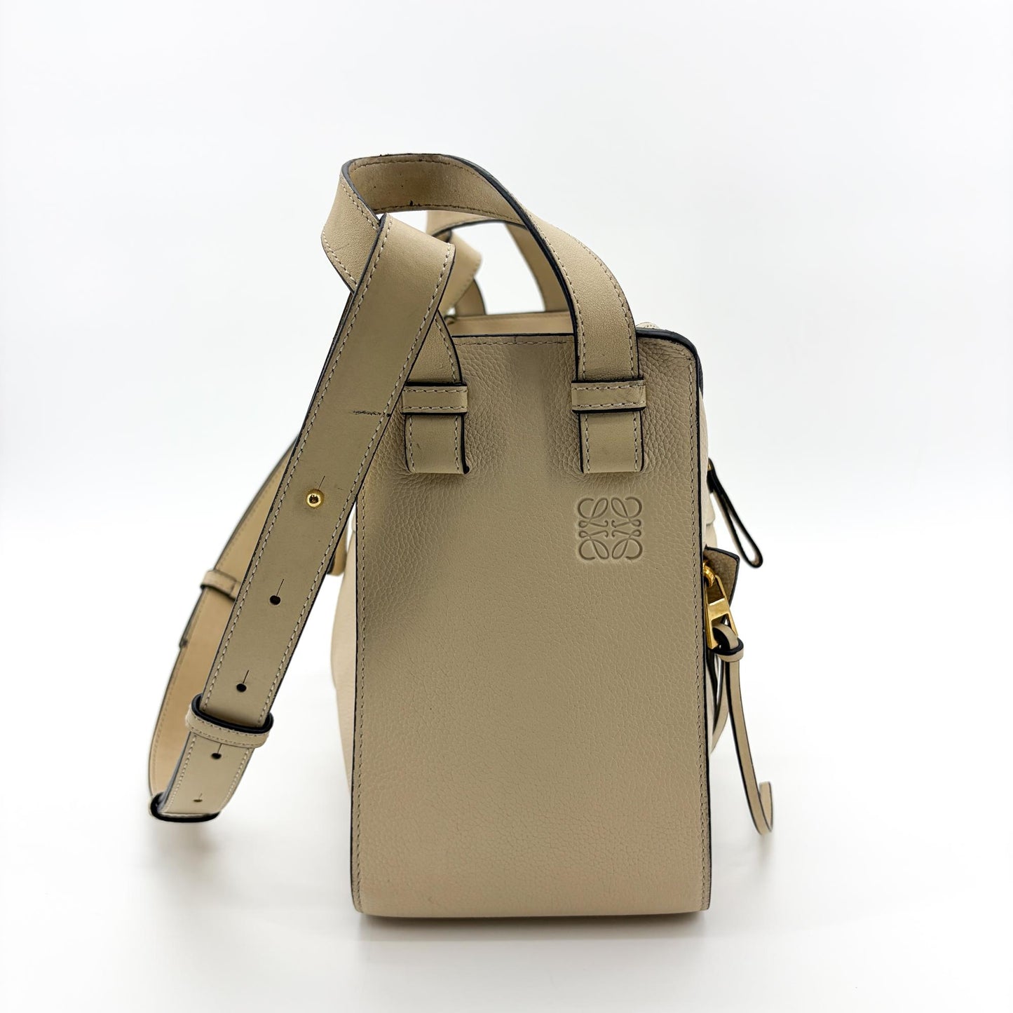 Loewe Medium Hammock Bag Soft Grain Calfskin Sand