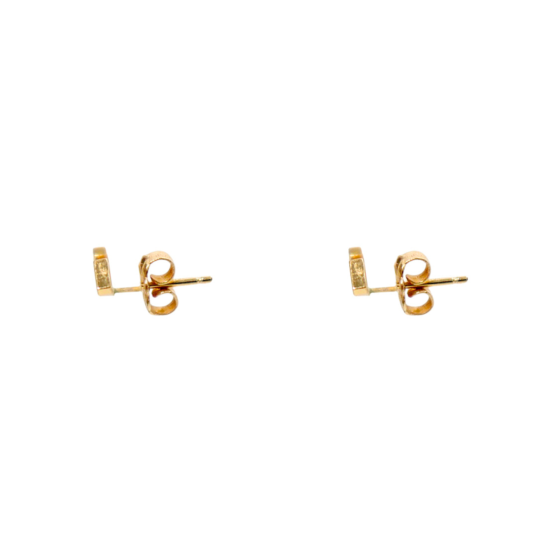 Tiffany & Co. 18K Gold T Smile Earrings
