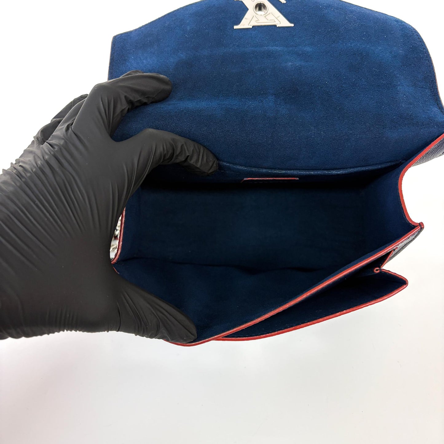 Louis Vuitton My Lock Me Chain Bag Navy