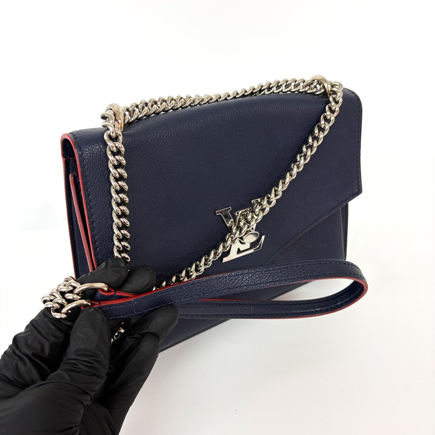 Louis Vuitton My Lock Me Chain Bag Navy