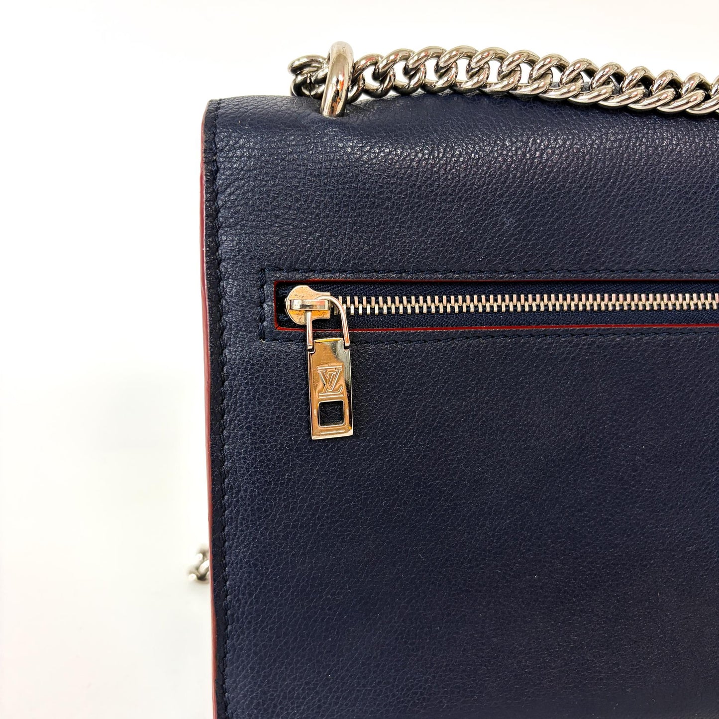 Louis Vuitton My Lock Me Chain Bag Navy